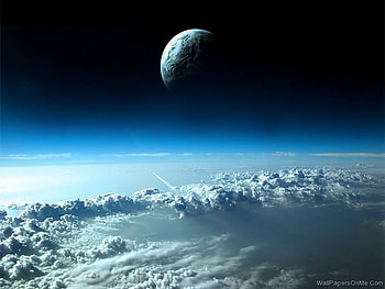 sooty, blue, space, earth, evnt horizon HD wallpaper