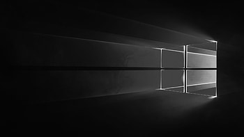 windows 10 black HD wallpaper