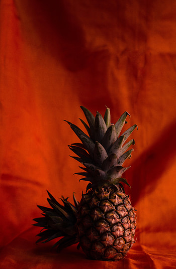 Fruits, Food, Pineapples, Brown, Tropical HD phone wallpaper