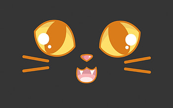 Kitty, halloween, abstract HD wallpaper