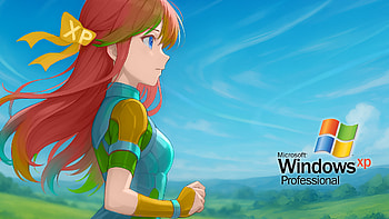 Windows Xp Os, Os-tan, Anime, operating system HD wallpaper
