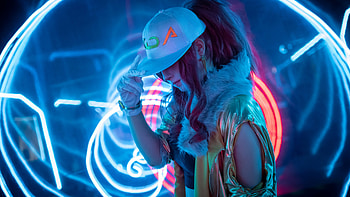 KDA Akali Cosplay HD wallpaper