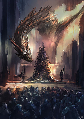 Iron Throne, Regal symbol, Kingdom ruler, Royal authority HD phone wallpaper