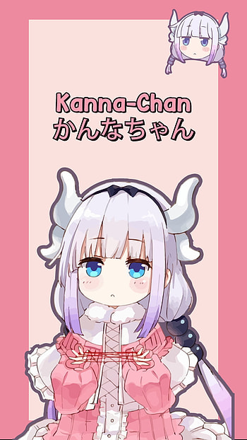 Dragon maid Kanna chan, cute, Anime, Miss Kobayashi's Dragon Maid, cute anime HD phone wallpaper
