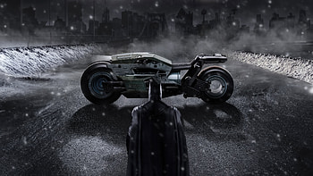 Dark Knight Ride, batman, superheroes, artwork, batcycle, artwork, artist, digital-art HD wallpaper