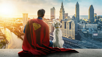 Superman And Krypto Sitting Together, superman-legacy, superman, krypto, movies, 2025-movies, david-corenswet, superheroes, dc-comics HD wallpaper
