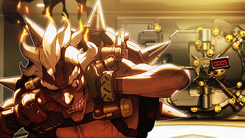 Junkrat, Explosive mayhem, Chaotic gameplay, Overwatch hero HD wallpaper