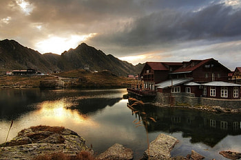 The Lake, lakes, reflection, lake, mountain HD wallpaper