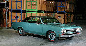 1967-Chevelle, Bowtie, Aqua, Classic, GM HD wallpaper