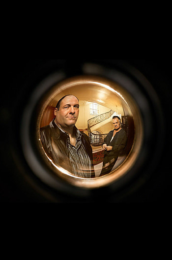 James & Tony Sopranos, Sopranos art, Tony Soprano HD phone wallpaper