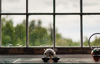 Cups, Miscellanea, Miscellaneous, Window, Teapot, Kettle HD wallpaper