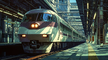 Anime Train Adventure - Stunning Ultra, Anime, anime train, train, station, Travel HD wallpaper