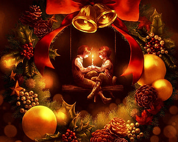 Candle Lite, bell, glow, cute, beauty, nice, hetalia, sparks, ornament, canada, male, america, handsome, sexy, sweet, merry christmas, ribbon, hot, beautiful, dark, kawaii, axis powers, boy, candle, anime, pretty, christmas, light, hetalia axis powers, lovely, guy HD wallpaper