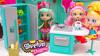 Shoppies Peppa Mint Fridge, Oven, Kitchen with Shopkins Season 4 Blind Bag Unboxing - Cookieswirlc - YouTube HD wallpaper