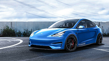 Tesla Model Y, Electric crossover, Cutting-edge technology, Sustainable mobility HD wallpaper