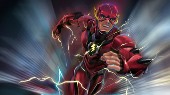 Flash New Artwork , flash, superheroes, artwork, digital-art, artstation HD wallpaper