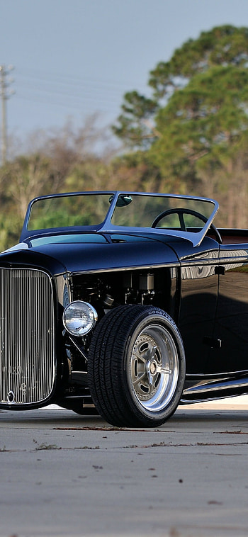 Roadster, Hot Rod HD phone wallpaper