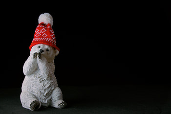 Miscellanea, Miscellaneous, Bear, Statuette, Cap HD wallpaper