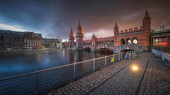 Berlin, Rivers HD wallpaper