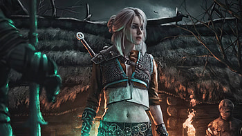 Cyberpunk Ciri, Witcher 3, , Gaming ry HD wallpaper