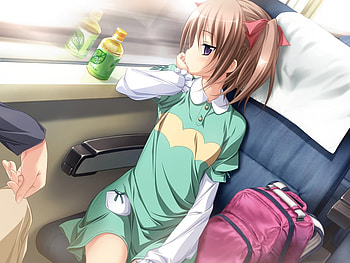 Bored, bag, cute, girl, train, dress HD wallpaper