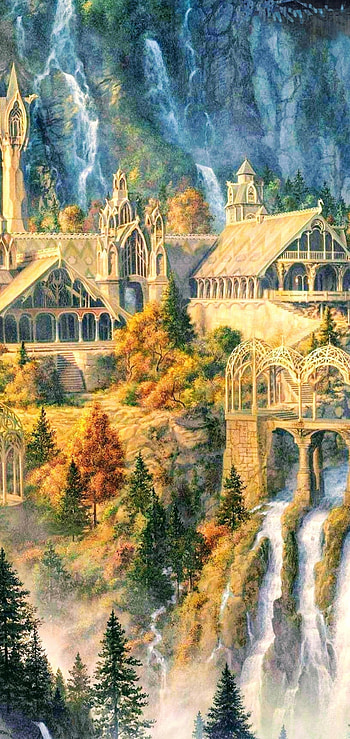 Rivendell, Bear Cave , Middle-earth, Lord of the Rings HD phone wallpaper