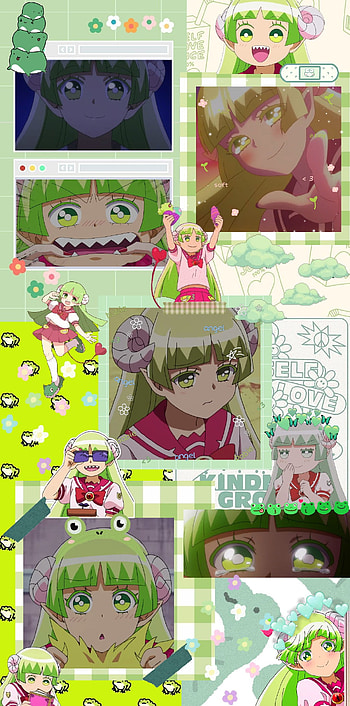 Clara Valac, Mairimashita Iruma-kun, Welcome to demon school Iruma-kun, green, anime HD phone wallpaper