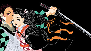 Demon Slayer Girl Sword HD wallpaper