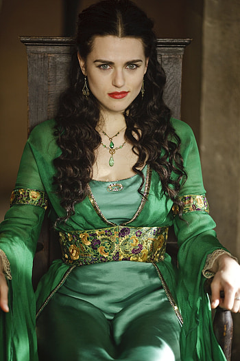 Katie McGrath movies, Morganas dress, Merlin, Medieval dress HD phone wallpaper