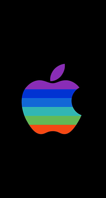 Black apple logo, Dark , Edgy aesthetics, Sleek design HD phone wallpaper