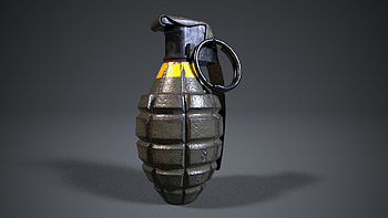 Mk2 grenade (iray render) HD wallpaper