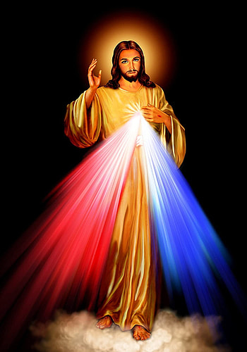 Divine Mercy Jesus Christ POSTER A3 print Catholic HD phone wallpaper
