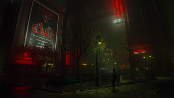 Alan Wake 2 Mysterious Cityscape, video game, Alan Wake 2 HD wallpaper