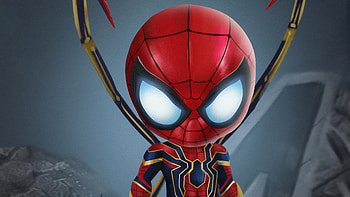 Chibi Spiderman HD wallpaper