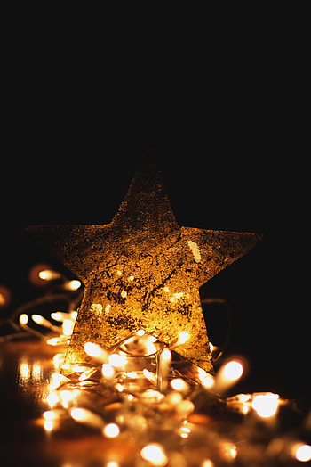 Dark, Shine, Light, Backlight, Illumination, Garland, Garlands, Star HD phone wallpaper