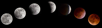 blood moon dual monitor () HD wallpaper