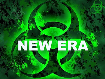 New era, nuclear, green, bio harzard HD wallpaper