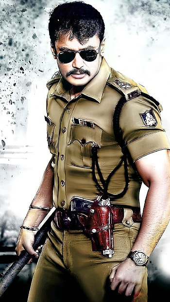 Dharshan, kannada actor, airavata HD phone wallpaper