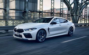 BMW M8 Gran Coupe, , highway, 2022 cars, BMW F93, motion blur, 2022 BMW M8 Gran Coupe, german cars, BMW HD wallpaper
