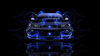Nissan Skyline GTR R34 Front Fire Abstract Car 2014 Â« el Tony HD wallpaper