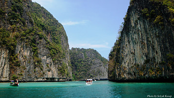 Maya bay, thailand, krabi, beach HD wallpaper