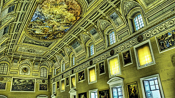 Building, Miscellanea, Miscellaneous, Premises, Room, r, Roof, Decoration, Ceiling HD wallpaper
