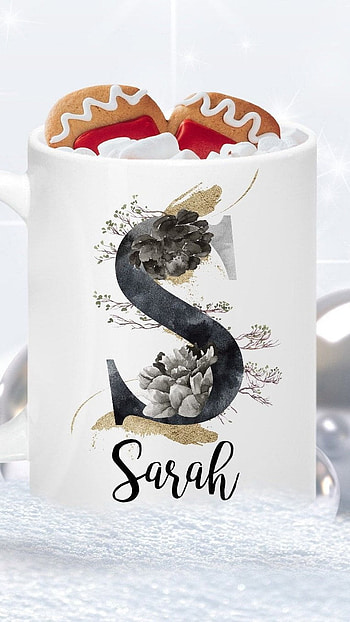 S Name Ka, Sarah, Name, mug HD phone wallpaper