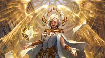 Prism, sculptor of light, golden, wings, dopaprime, angel, girl, livia probably ma, fantasy, yellow, livia prima HD wallpaper
