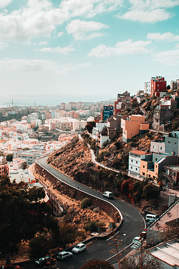Cities, Auto, Architecture, City, Road HD phone wallpaper