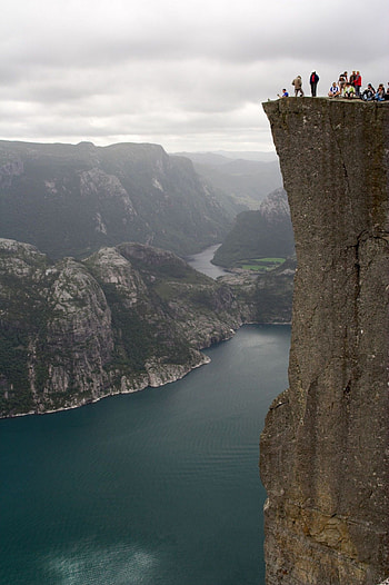 Norwegian Fjords, Travel adventure, Stunning landscapes, Pulpit Rock HD phone wallpaper