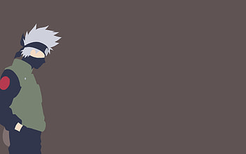 Kakashi anime, Hatake Kakashi, Anime ninjas, Minimalism HD wallpaper