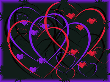 hearts of love, hearts, valentines, art, love HD wallpaper