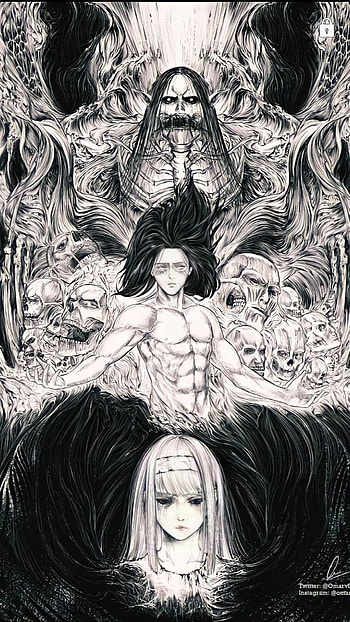 SNK, no, eldia, ymir, attack, titan, yeager, eren, shingeki, kyojin, on HD phone wallpaper