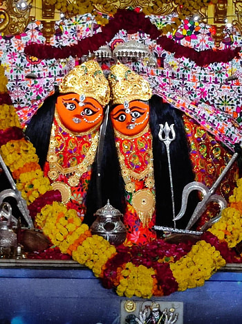 Chamunda Maa, art, chotila HD phone wallpaper